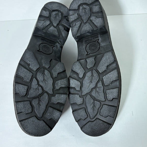 Born Black Leather Chunky Loafer Womens 10 Lug Sole Preppy Academia Minimalist - Picture 7 of 11